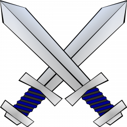 Clipart - Crossed swords