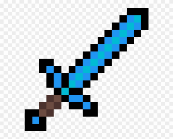 Diamond Sword - Minecraft Diamond Sword Küçük Clipart ...