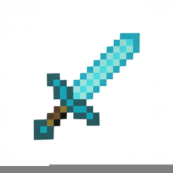 Diamond Sword Minecraft | Free Images at Clker.com - vector ...
