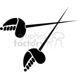 sword fight clipart. Royalty-free clipart # 370062