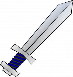 Toy Sword by @nicubunu, A sord with a blue handle., on @openclipart ...