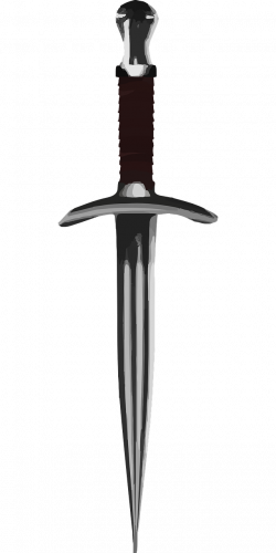 Dagger Downward Medieval Weapon PNG Image - Picpng