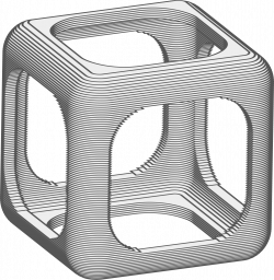 Clipart - Animated Hollow Cube