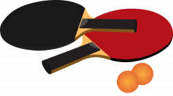 Table Tennis Racket And Ball PNG Photo | PNG Arts
