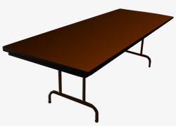 Desk Clipart Long Table - Big Table Clip Art PNG Image ...