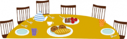 63+ Dinner Table Clipart | ClipartLook
