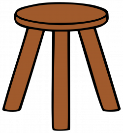Table clipart three legged - Pencil and in color table clipart three ...