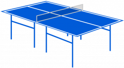 Public Domain Clip Art Image | Table tennis table | ID ...