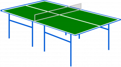 Table tennis racket Clip art - Green ping-pong table 1920*1082 ...