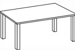 Cliparts Rectangle Table - Cliparts Zone