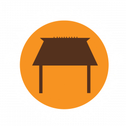 Tiki Hut setup by Dan the Tiki Man - Tiki Huts
