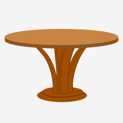 Round Wooden Small Table Illustration, Round, Table, Wooden ...