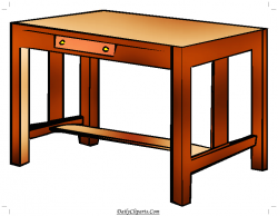 Study Table Clipart Image | Daily Cliparts