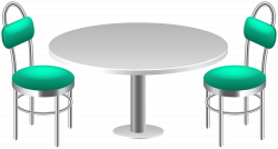 Table with Chairs Transparent PNG Clip Art | Gallery Yopriceville ...