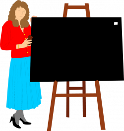 Teacher | Free Stock Photo | Illustration of a teacher with a blank ...