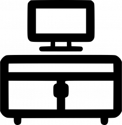Tv Stand Table Svg Png Icon Free Download (#450133) - OnlineWebFonts.COM