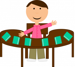 28+ Collection of Teacher Reading Table Clipart | High quality, free ...