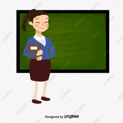 Female Teachers, Character, Occupation, Cartoon PNG and ...