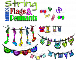 String, Banners, Flags & Pennant clipart created by rz alexander ...