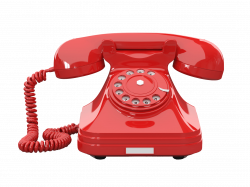 Telephone Red transparent PNG - StickPNG