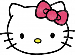Hello Kitty Head Clipart Pictures - 2330 - TransparentPNG