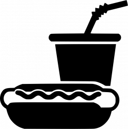 Hot Dog Sausage Soda Paper Cup Svg Png Icon Free Download (#479147 ...