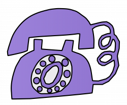 Clipart - Purple Phone