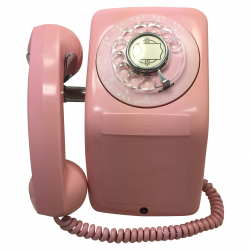 Pink 1960s Ae Rotary Dial Wall Telephone | Chairish Shop | Pinterest ...