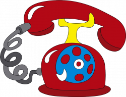 Telephone Rotary dial Mobile phone Icon - Cartoon hand-painted phone ...