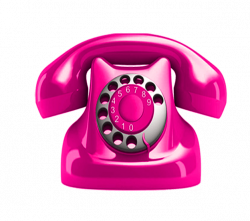 Pink Telephone transparent image Telephone Picture with transparent ...