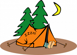 clipartist.net » Clip Art » gerald g sleeping in a tent SVG