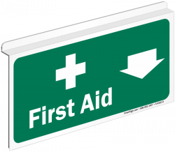 Directional First Aid Signs / First Aid Arrow Signs