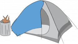 Tent Clipart Hiking - Homeless Tent Clipart - Download ...
