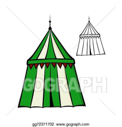 Vector Art - Medieval tent. Clipart Drawing gg72371702 - GoGraph
