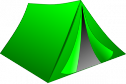 Green Pitched Tent Clip Art at Clker.com - vector clip art ...