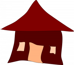 Clipart - A Simple Hut, Home