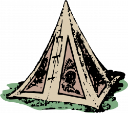 Clipart - Simple Tipi Tent