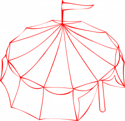 Red Circus Tent Clip Art at Clker.com - vector clip art online ...