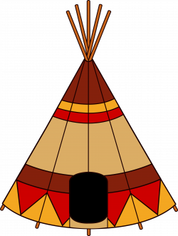 Native American Teepee - Free Clip Art
