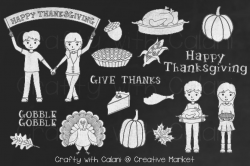Thanksgiving Chalkboard Clipart