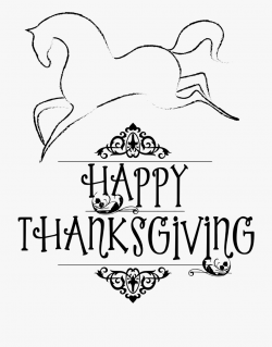 Free Horse Thanksgiving Clipart - Thanksgiving Clipart Happy ...