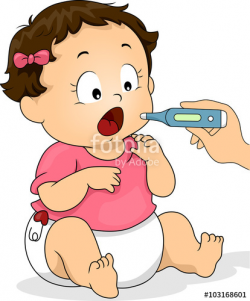 Baby Thermometer Open Mouth