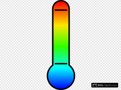 Colorful Thermometer Base Clip art, Icon and SVG - SVG Clipart