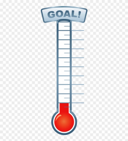 Fundraising Png Image - Clip Art Goal Setting Thermometer ...