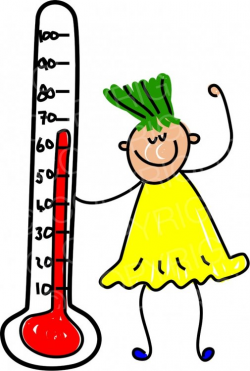 Happy Cartoon Thermometer Kid Toddler Art Prawny Clip Art ...