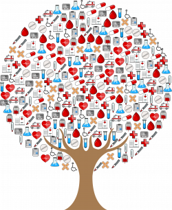 Clipart - Medical Icons Tree