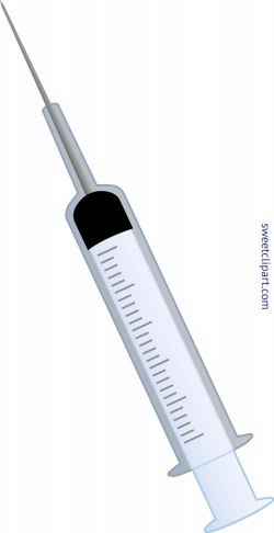 Medical Needle Syringe 3 Clip Art - Sweet Clip Art