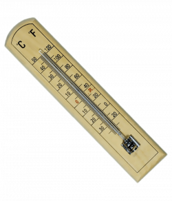 Wooden Thermometer transparent PNG - StickPNG