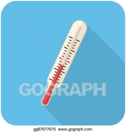 Vector Illustration - Medical thermometer icon. EPS Clipart ...