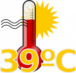 28+ Collection of Thermometer Clipart Hot | High quality, free ...